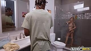elana bunnz and damion dayski shower bang in stepbro stepsis heat