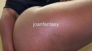 joanfantasy sneaks solo masturbation flashing big ass in bathroom lunch break