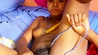 hairy petite 18+ squirting on huge machine insertion