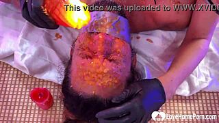 imagine dripping hot wax on your bound filthy hubby till he begs