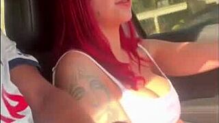 keeping my eyes on road while mouth devours this tasty cock till i swallow all milk