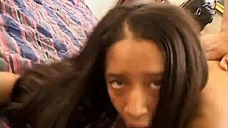 Thick Ebony Ass Gets Monster Cock Pounded Hard!