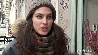 maria rams dildo deep in pussy for hardcore orgasm