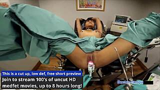 Dr Tampa Tests Eliza Sheilds Shaved Pussy