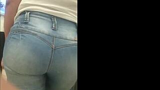 Y's BUBBLE ASS Caught SPYCAM Voyeur