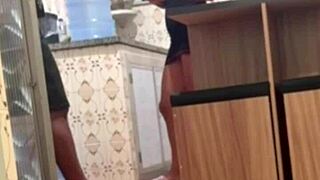 belinha hotwife flashes double dose seducing delivery guy then uber moto takes two mouth cumshots