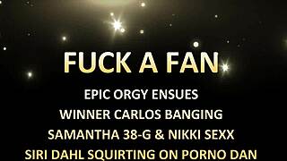 Pounding juicy pussies siri nikki beverly in wild orgy party!