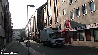 wandering hannover streets on reitwallstrasse feels so alive with german tourist vibes