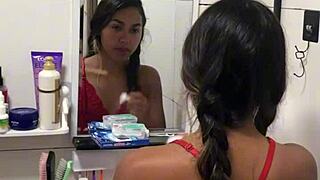 i couldn't hold back she rode my cock till i came hard