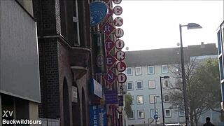 wandering hannover streets on reitwallstrasse feels so alive with german tourist vibes