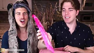 testing out female condoms with thongs and toys for fun