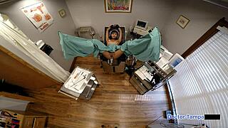 Dr Tampa Tests Eliza Sheilds Shaved Pussy