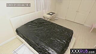 petite asian teen 18+ sucks massive cock in hardcore massage fuck