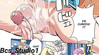 Peach queen giantess expands tits in hot sex!