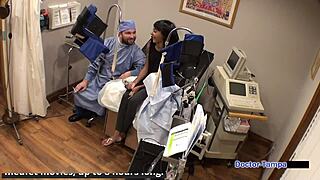 Dr Tampa Tests Eliza Sheilds Shaved Pussy