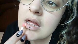 daddy sneaks backstage for chubby latina's hairy armpit humiliation