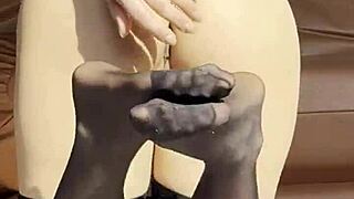 neighbor catches my wet pussy solo tease video