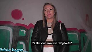 Blonde French Girl Caught Masturbating Street Fucked Hard POV Blowjob