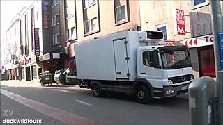 wandering hannover streets on reitwallstrasse feels so alive with german tourist vibes