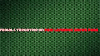 brunette bimbo flaunts ass and feet before brutal facefucking facial