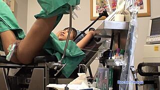 Dr Tampa Tests Eliza Sheilds Shaved Pussy