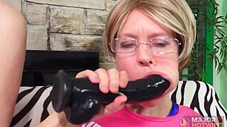 jamie foster's wet milf pussy hammered deep by rome major's black cock