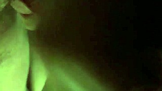 Chinese beauty teases with slow sensual hand strokes