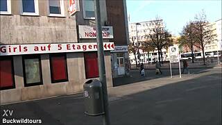 wandering hannover streets on reitwallstrasse feels so alive with german tourist vibes