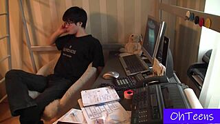 Irene's Small Tits Tempt Roommate Navon First Time Dorm Tease?