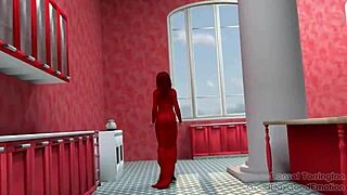 Red Queen's Teasing Giantess Ass Belly Expansion