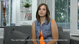 Chubby Russian Virgin Sandra Bulka's Casting Features Hardcore Defloration And Masturbation