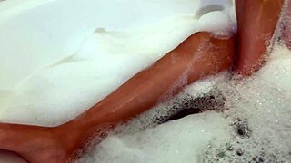 Caught Stepmom Sucking Stepson's Cock In Bathroom After Jerk Off Session