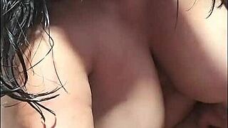 Fat BBW Squirts from Huge Hairy Pussy and Big Tits