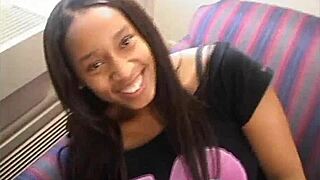 Thick Ebony Ass Gets Monster Cock Pounded Hard!