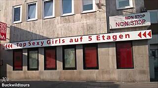 wandering hannover streets on reitwallstrasse feels so alive with german tourist vibes