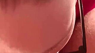 young wife bitch gags on cock in homemade sloppy deepthroat