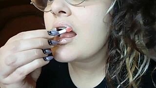 daddy sneaks backstage for chubby latina's hairy armpit humiliation