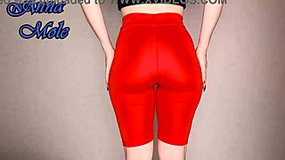 Pawg Twirls Big Elastic Ass In Yoga Shorts Leggings Close-Up