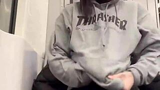 raw public edging rush as slut risks getting caught outdoors