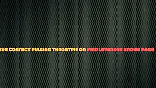 Pulsing Cum Fills Nerdy Slut's Throat Deep