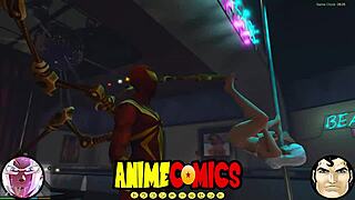 Spider-Man Pounds Hot Prostitute In Wild Comic Fuck!
