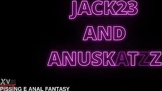 wanna see tattooed slut's gaping holes filled by monster cock double penetration creampie?