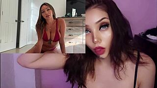 horny latina bikini tempts stepdad into creampie