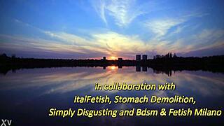 Your Birthday BDSM Slave Drinks Golden Shower Humiliation