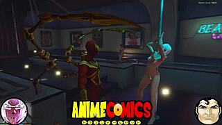 Spider-Man Pounds Hot Prostitute In Wild Comic Fuck!