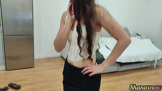 nerd brunette feet dominate joi cum on barefoot soles