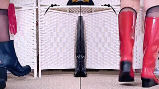 check out my massive shoe boot heel collection for foot lovers