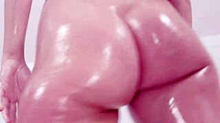 Chloe marie gags on brickzilla's monster cock aggressively!