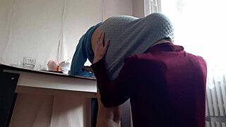 milf boss bends over desk so i tongue her ass for promotion