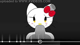 hello kitty screams as big cock bangs her tight ass hole